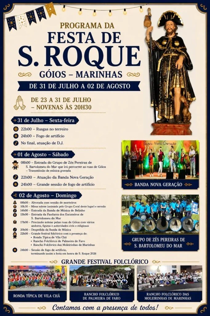 Festa em honra de S. Roque 2026 — event image