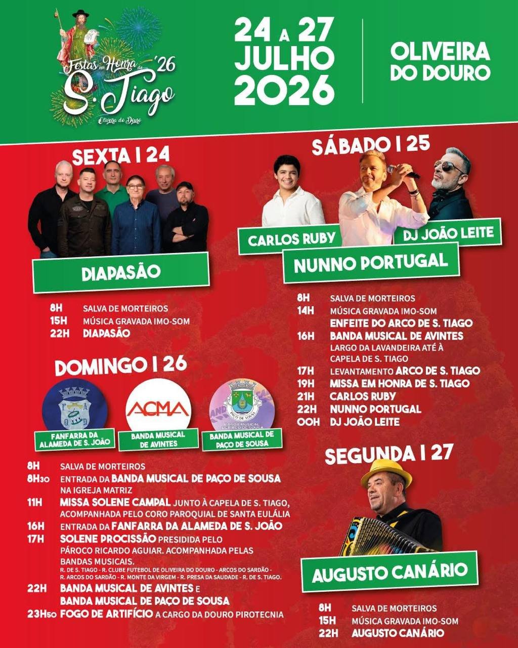 Festa em honra de S. Tiago 2026 — event image
