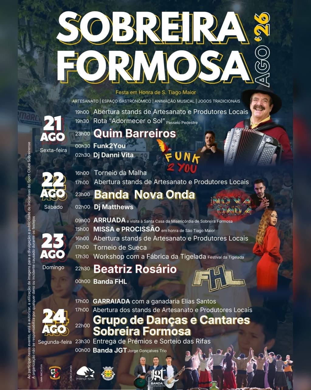 Festa em honra de S. Tiago Maior 2026 — event image