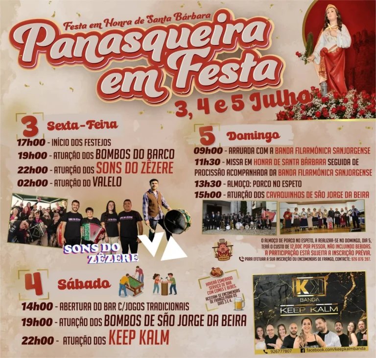Festa em honra de Santa Bárbara 2026 — event image