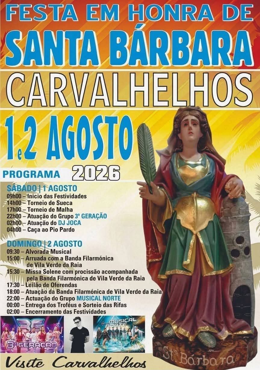 Festa em honra de Santa Bárbara 2026 — event image