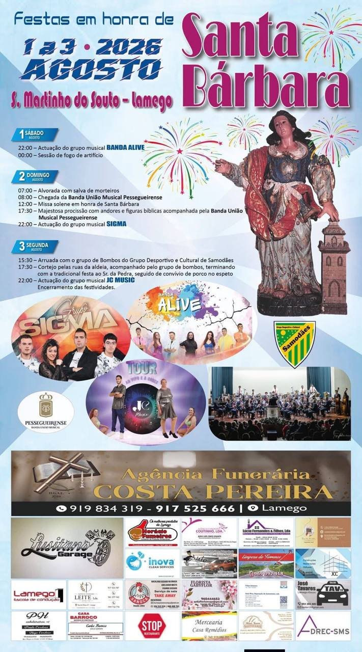 Festa em honra de Santa Bárbara 2026 — event image