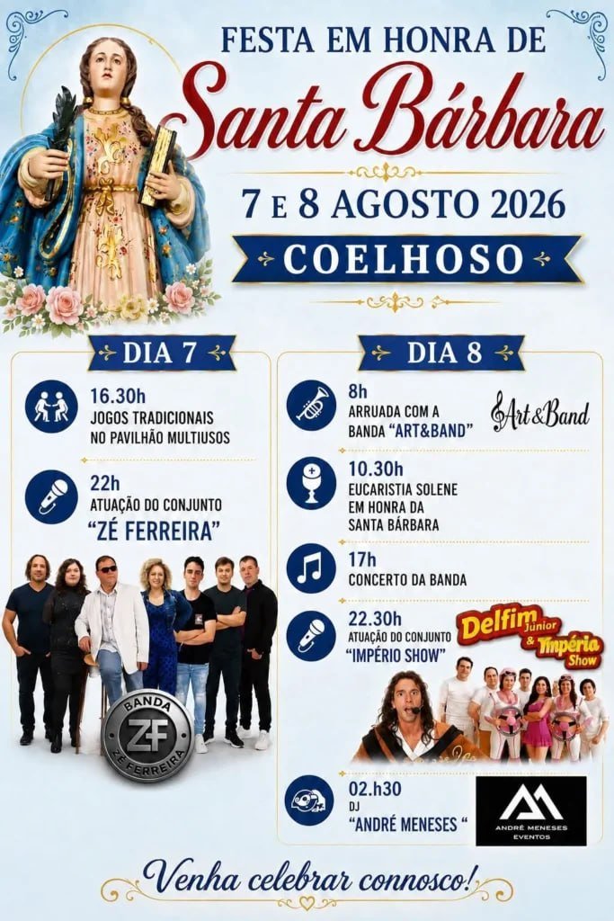 Festa em honra de Santa Bárbara 2026 — event image