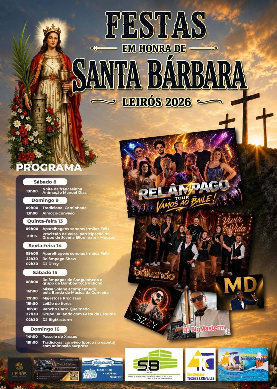 Festa em honra de Santa Bárbara 2026 — event image