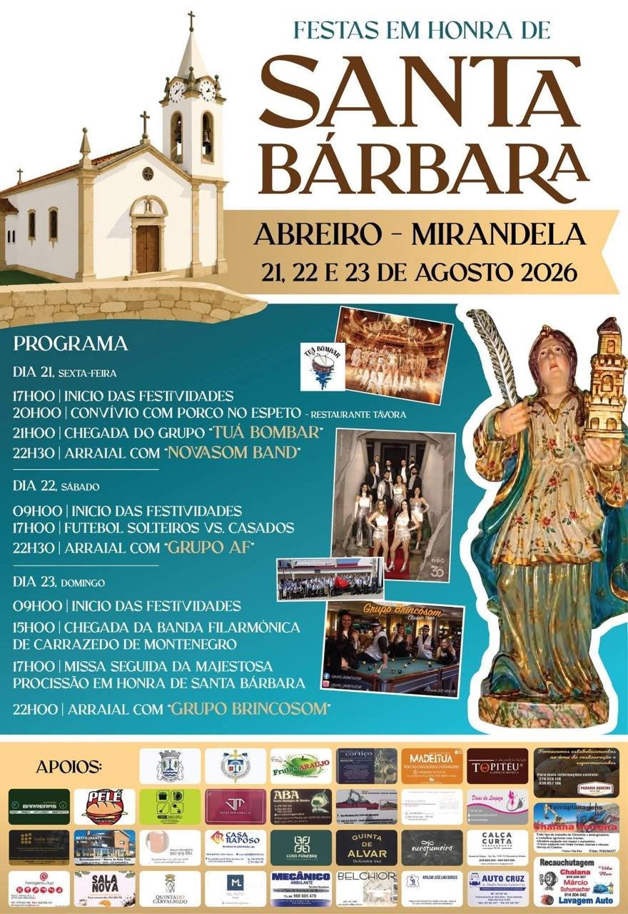 Festa em honra de Santa Bárbara 2026 — event image
