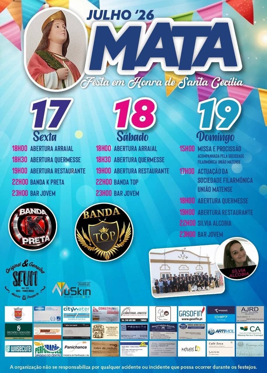 Festa em honra de Santa Cecília 2026 — event image