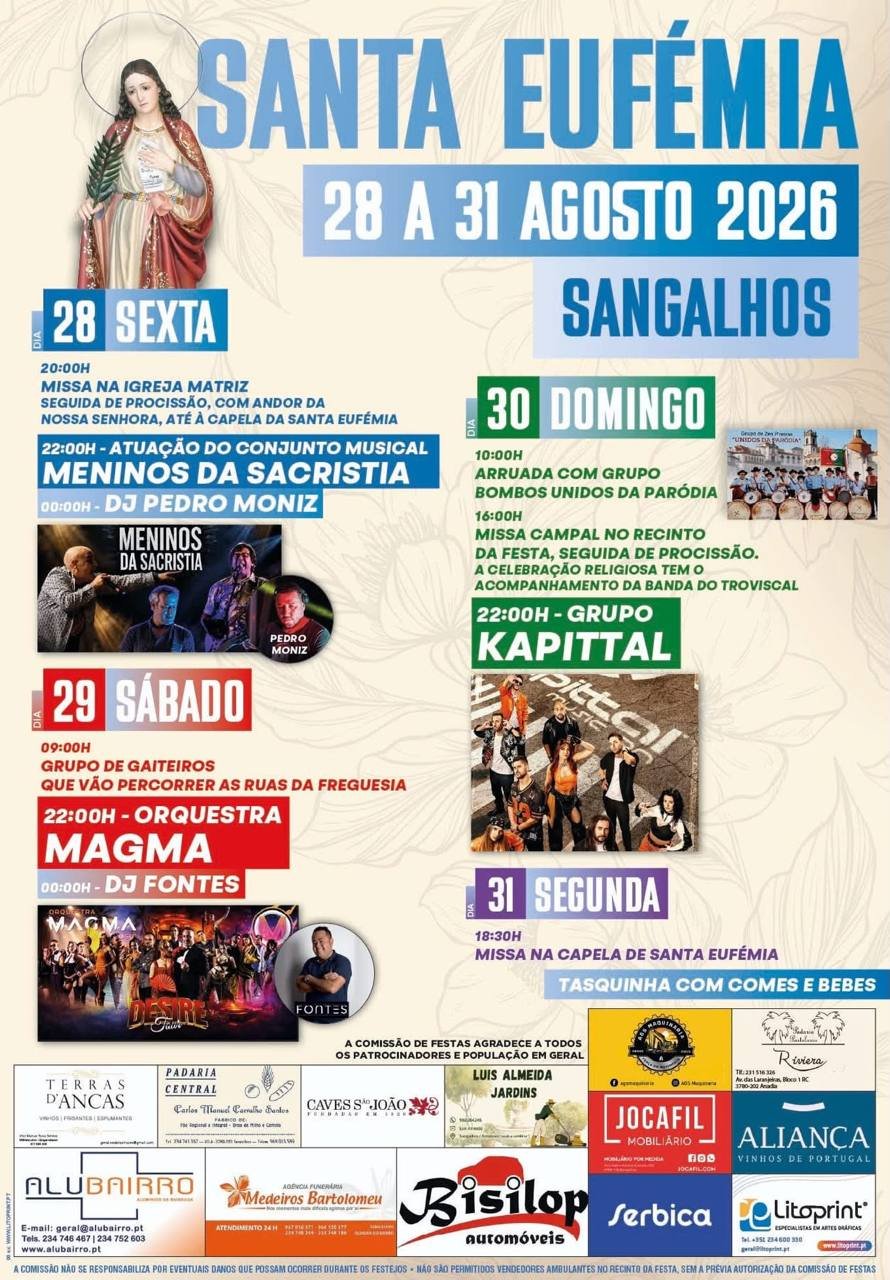 Festa em honra de Santa Eufémia 2026 — event image