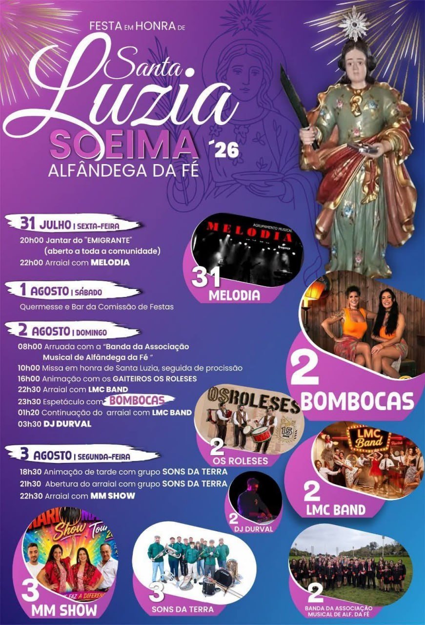Festa em honra de Santa Luzia 2026 — event image