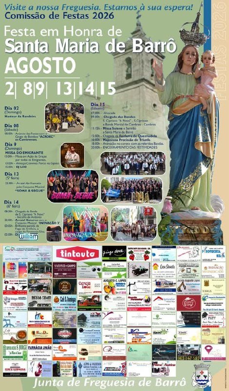 Festa em honra de Santa Maria de Barró 2026 — event image