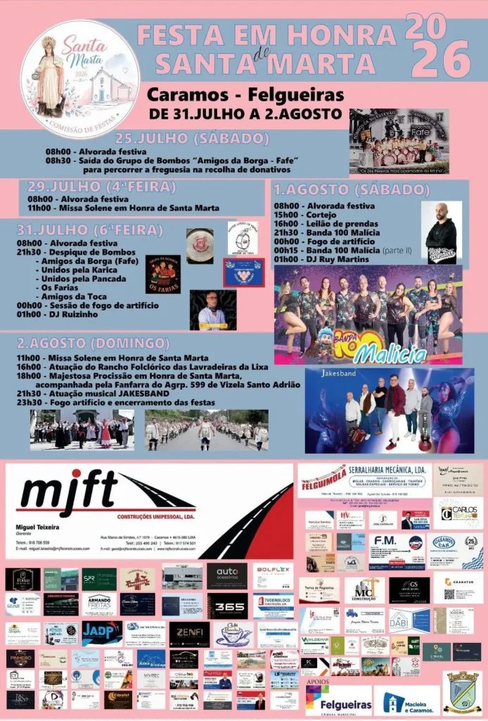 Festa em honra de Santa Marta 2026 — event image