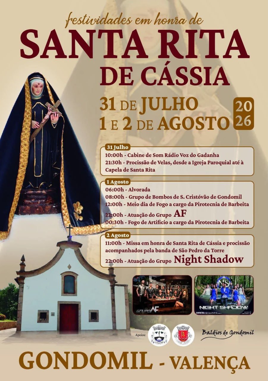 Festa em honra de Santa Rita 2026 — event image