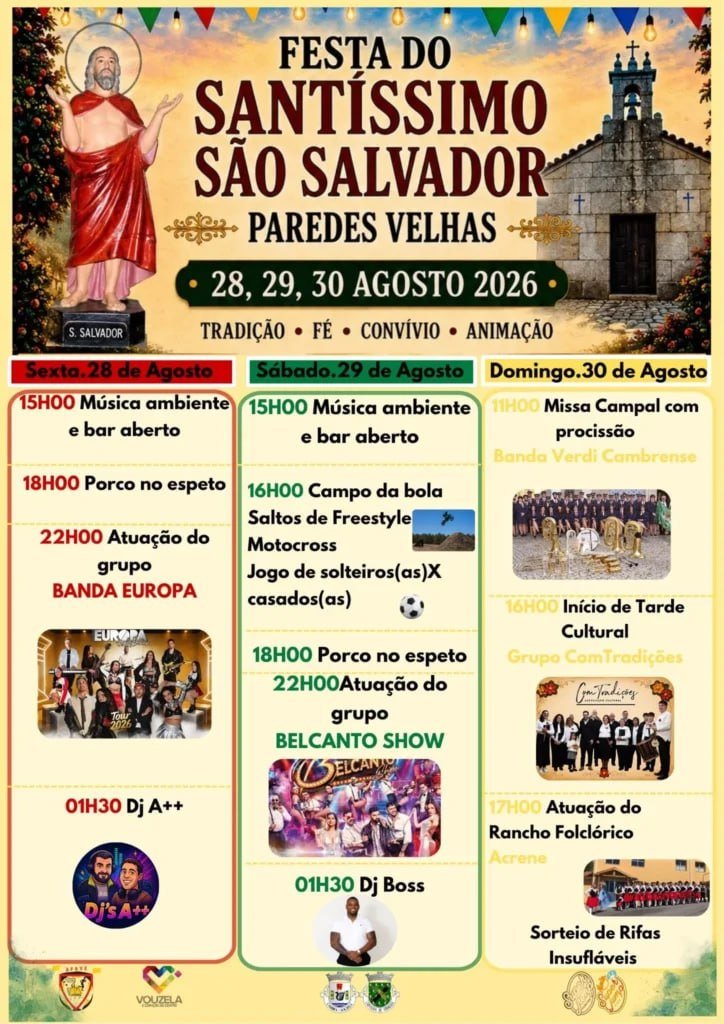 Festa em honra de Santíssimo São Salvador 2026 — event image