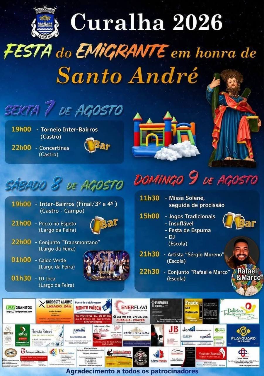 Festa em honra de Santo André 2026 — event image