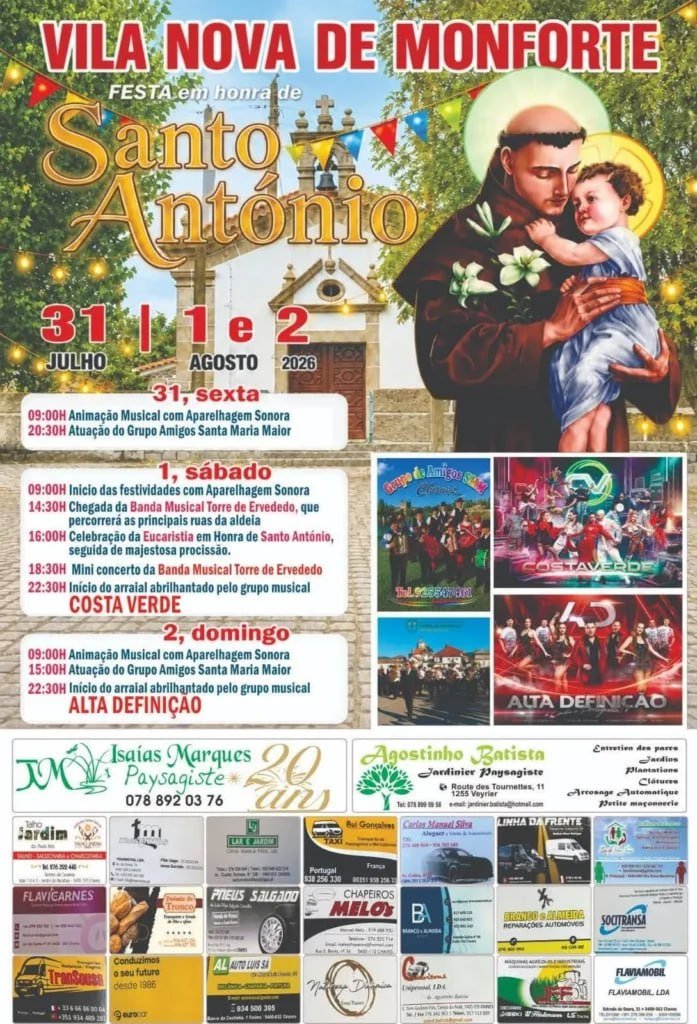 Festa em honra de Santo António 2026 — event image