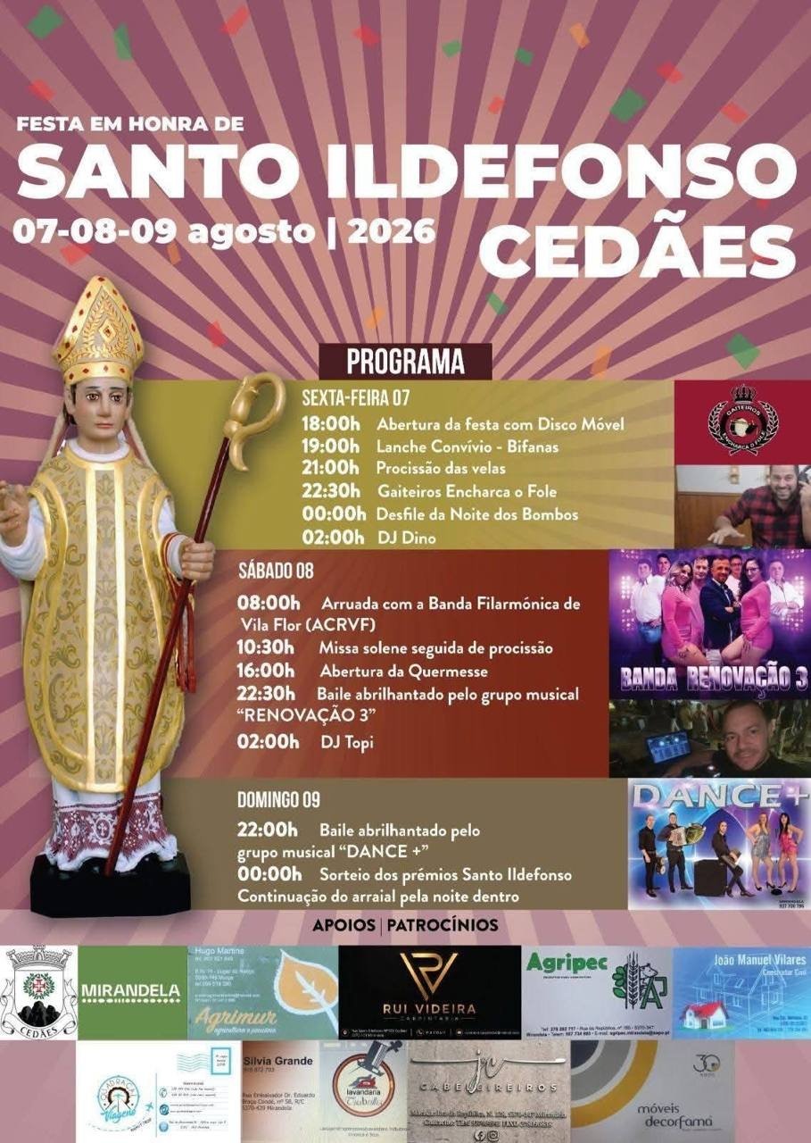 Festa em honra de Santo Ildefonso 2026 — event image