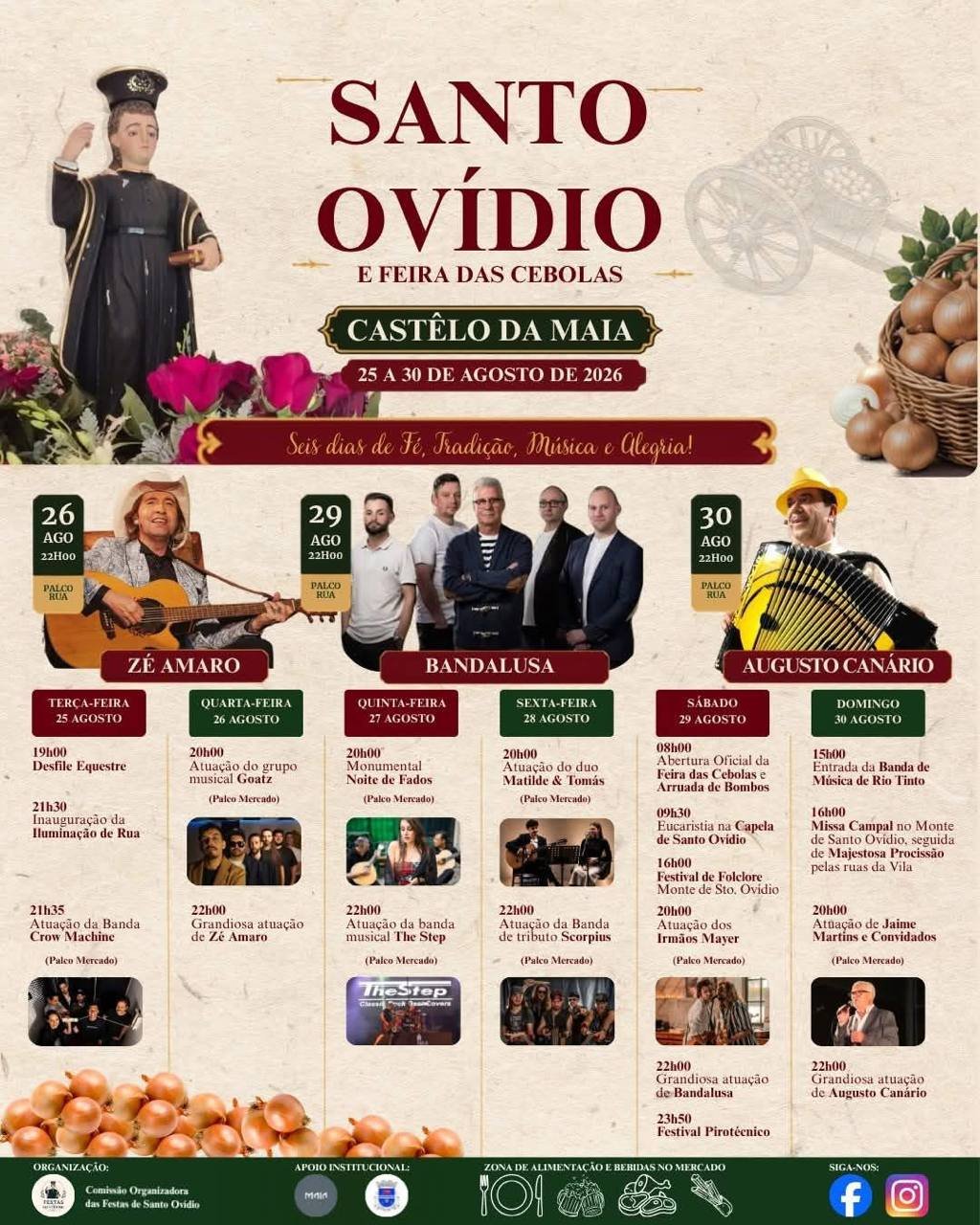 Festa em honra de Santo Ovídio 2026 — event image