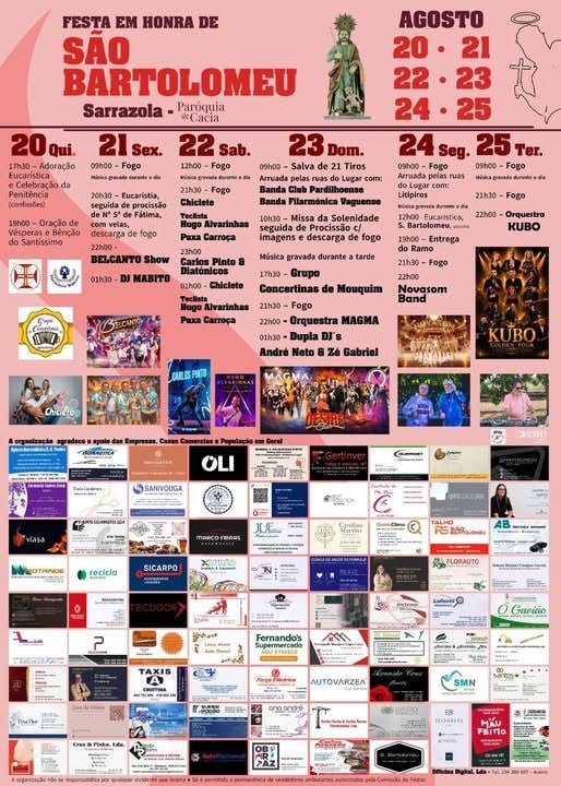 Festa em honra de São Bartolomeu 2026 — event image