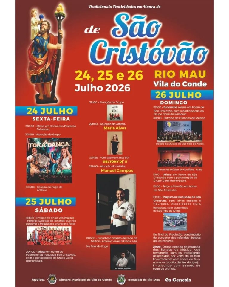 Festa em honra de São Cristóvão 2026 — event image