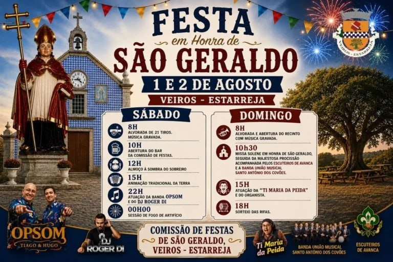 Festa em honra de São Geraldo 2026 — event image