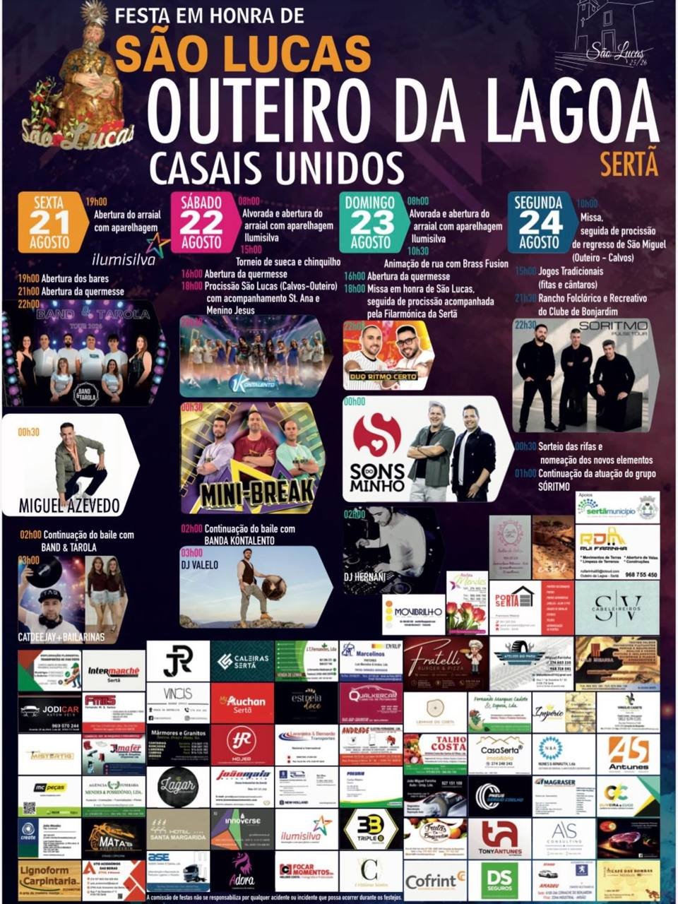 Festa em honra de São Lucas 2026 — event image