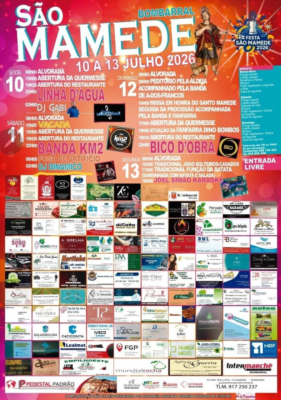 Festa em honra de São Mamede 2026 — event image