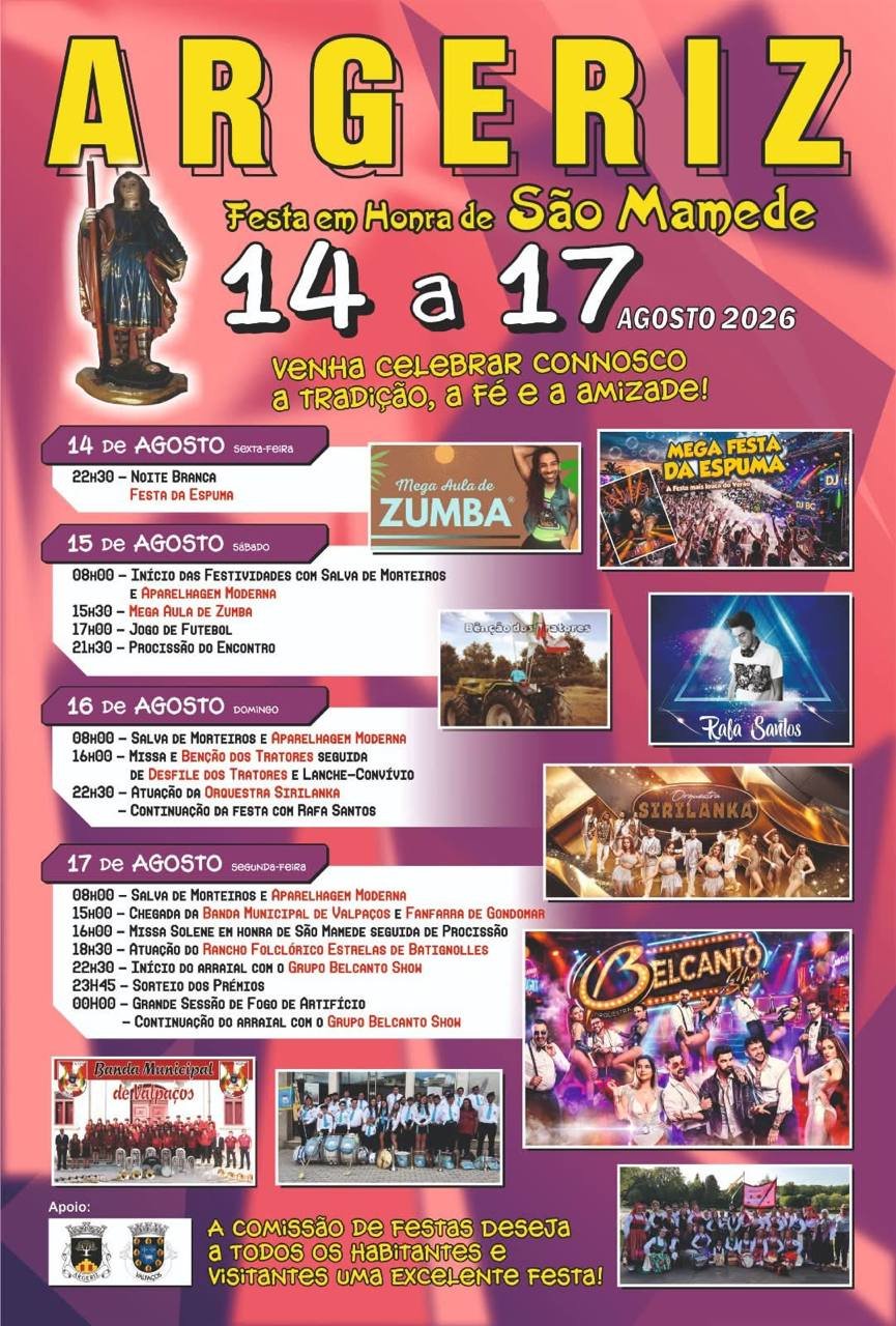 Festa em honra de São Mamede 2026 — event image