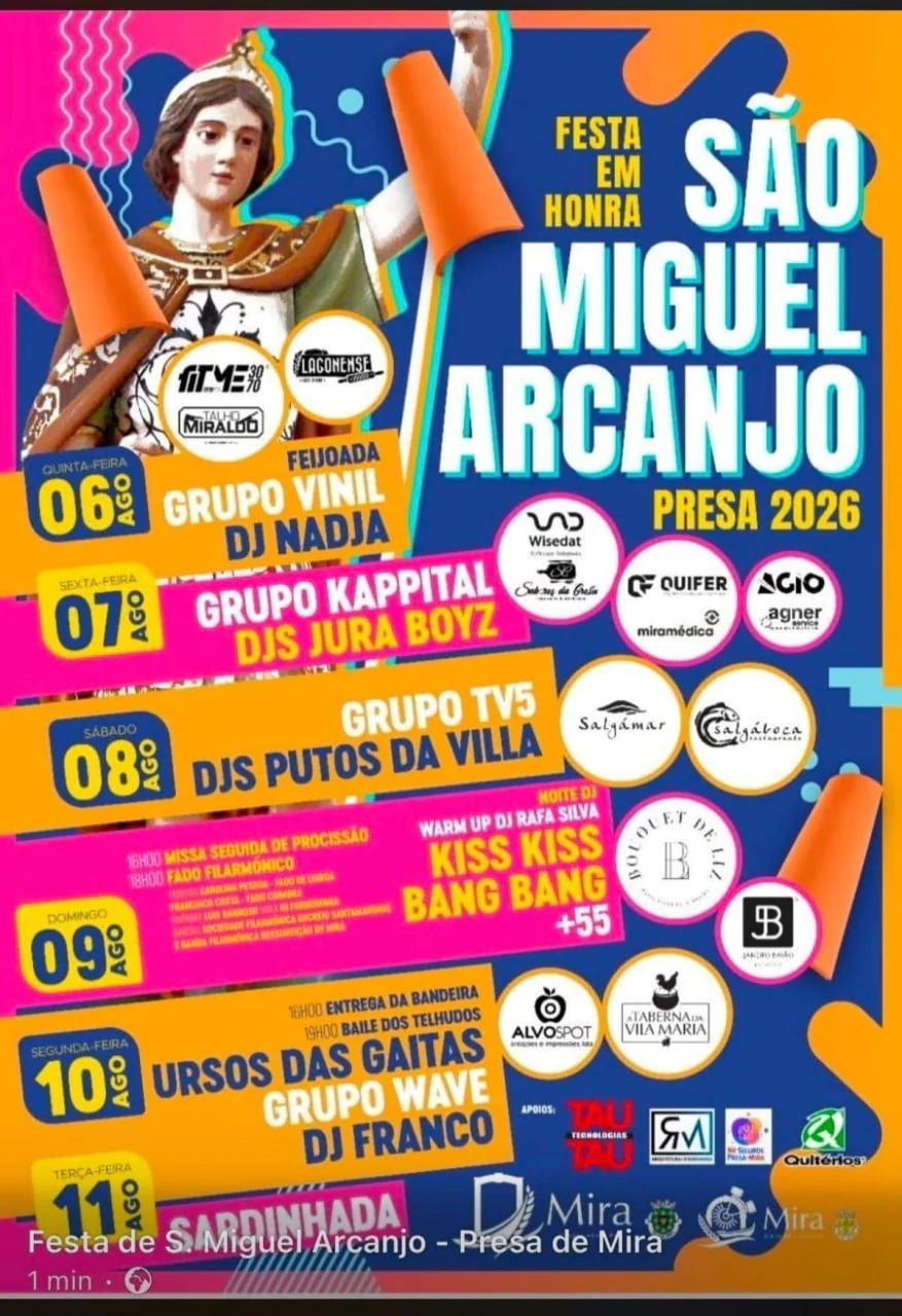 Festa em honra de São Miguel Arcanjo 2026 — event image