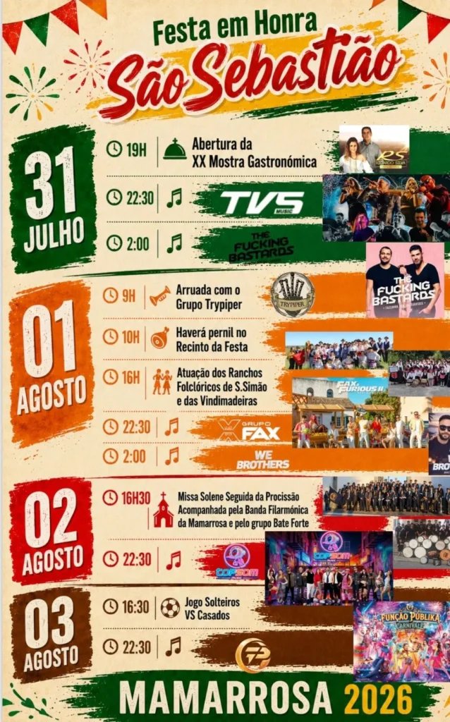 Festa em honra de São Sebastião 2026 — event image