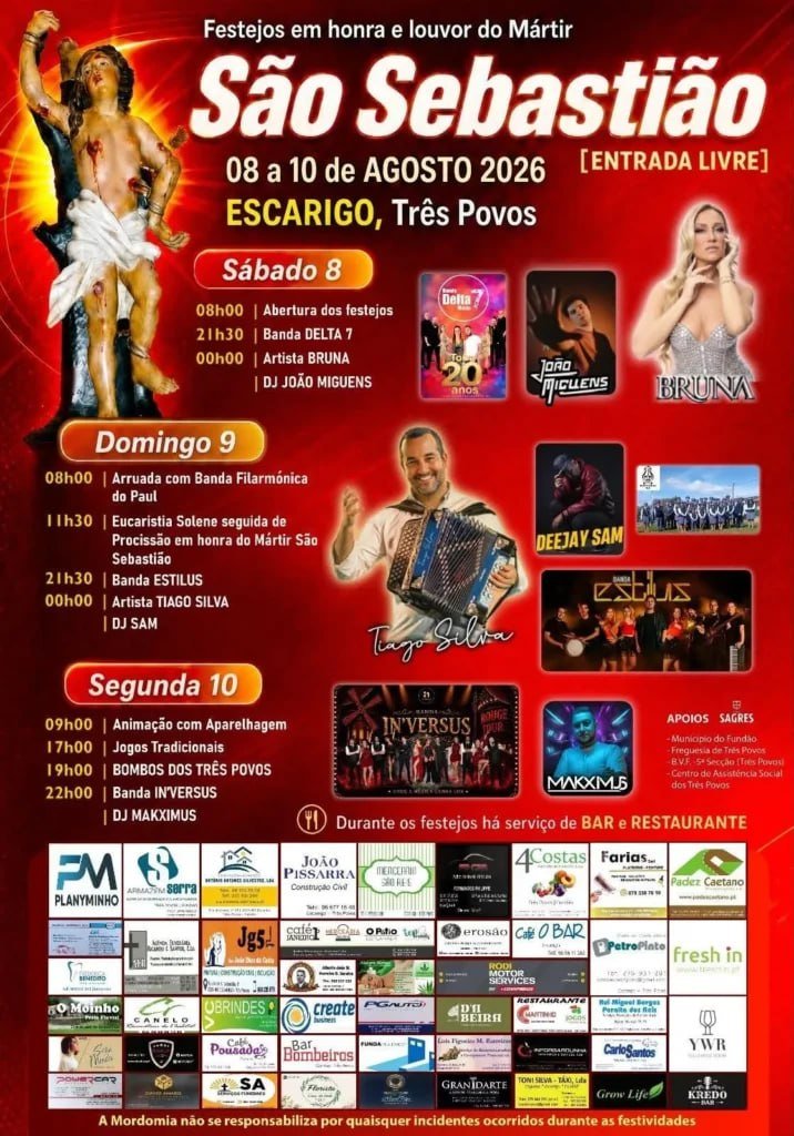 Festa em honra de São Sebastião 2026 — event image