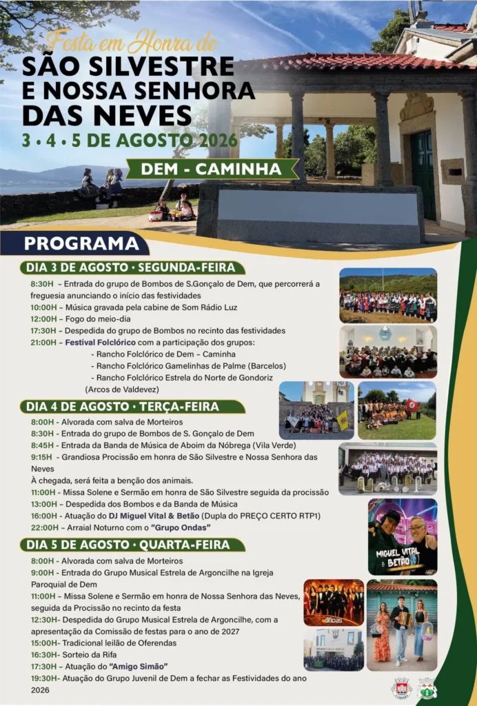 Festa em honra de São Silvestre e Nossa Senhora das Neves 2026 — event image