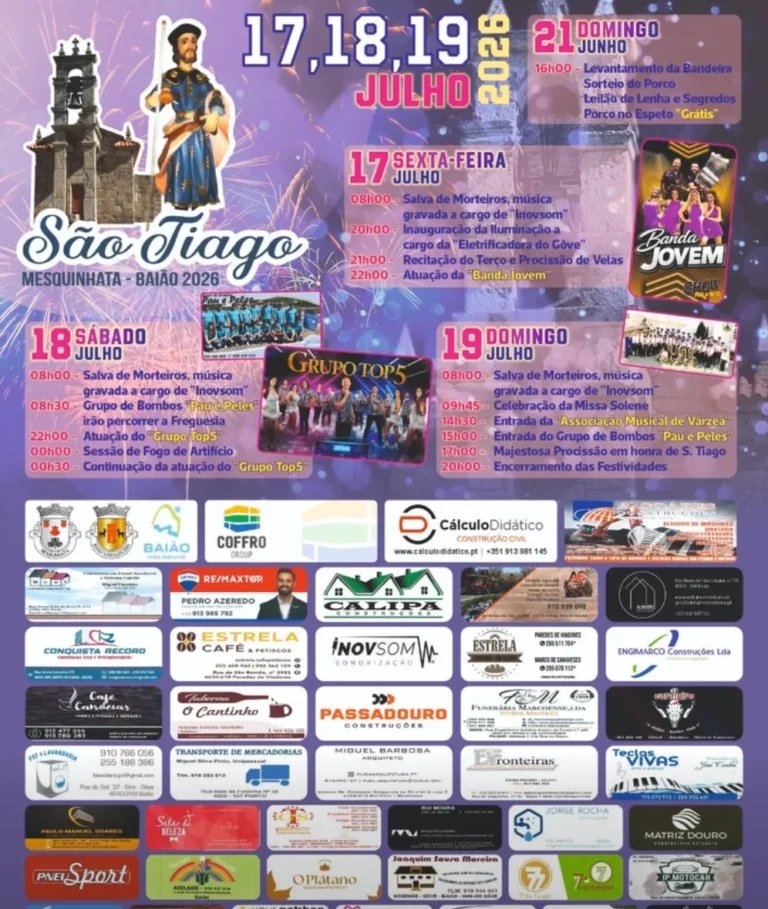 Festa em honra de São Tiago 2026 — event image