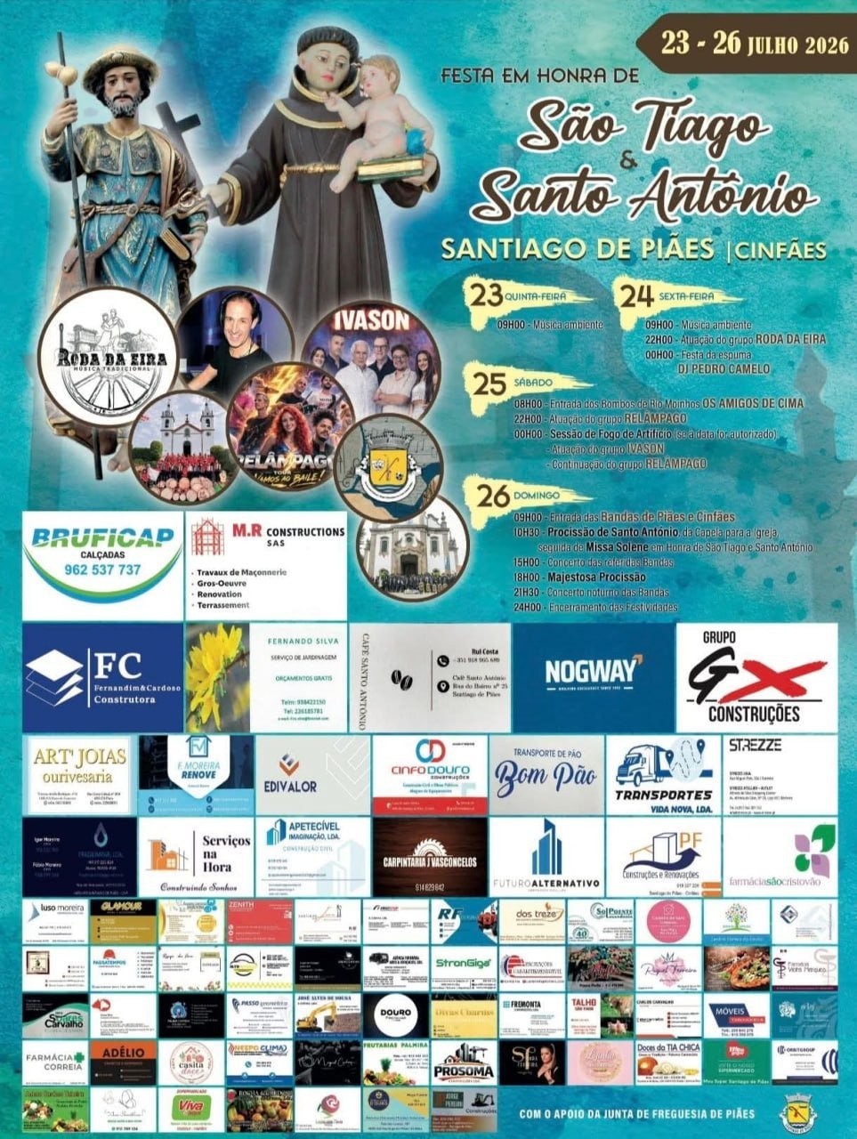 Festa em honra de São Tiago e Santo António 2026 — event image