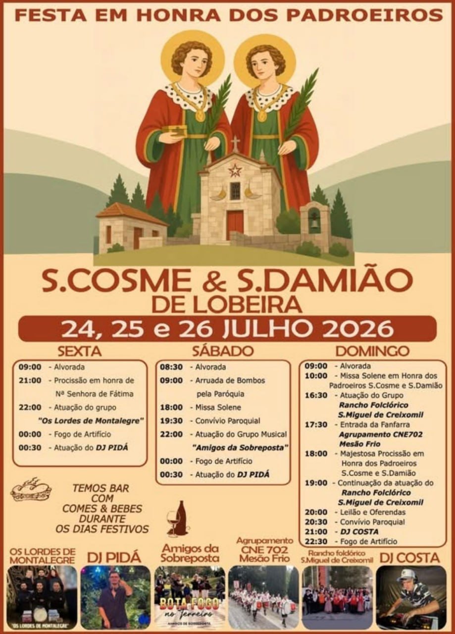 Festa em honra de S.Cosme & S.Damião 2026 — event image