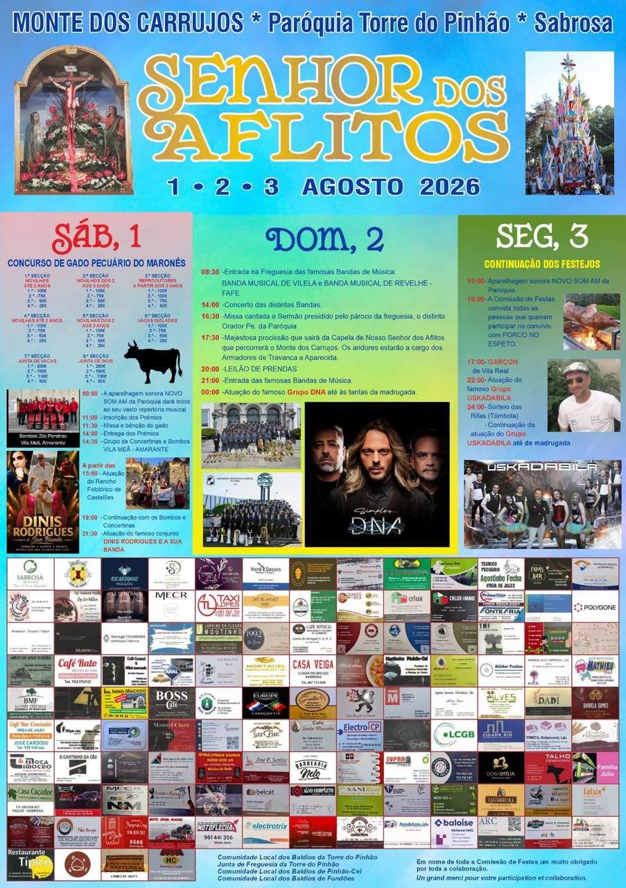 Festa em honra de Senhor dos Aflitos 2026 — event image