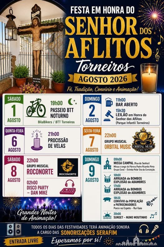 Festa em honra de Senhor dos Aflitos 2026 — event image