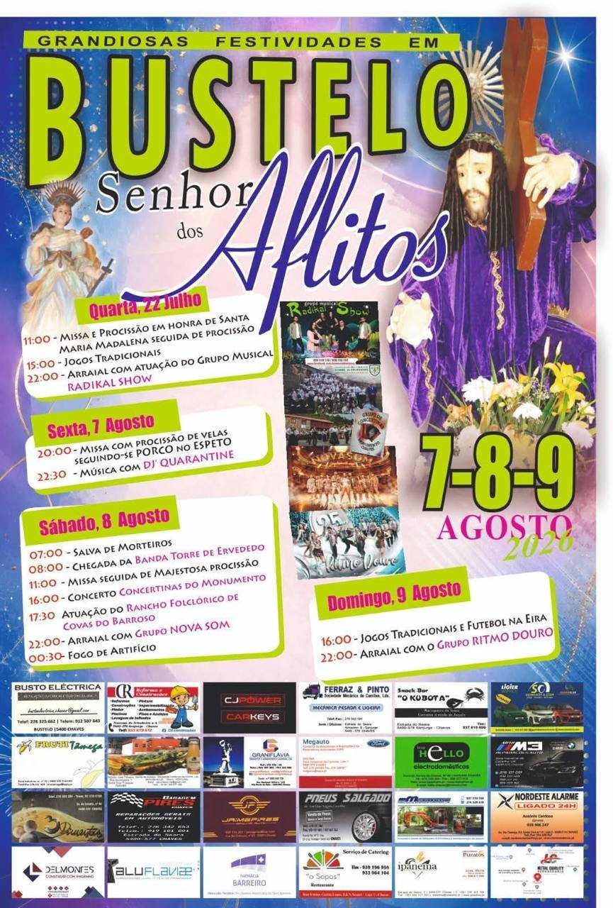 Festa em honra de Senhor dos Aflitos 2026 — event image