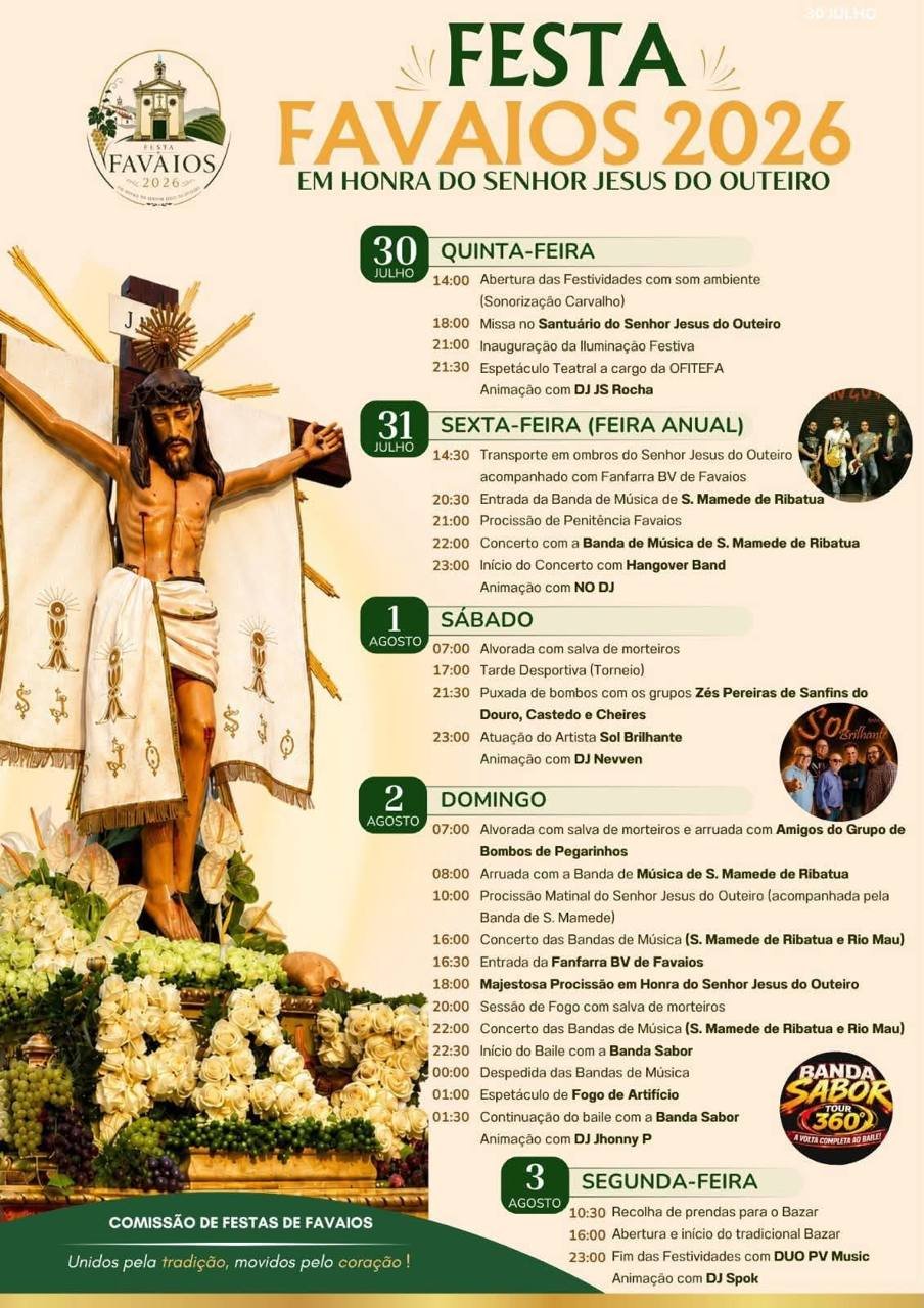 Festa em honra de Senhor Jesus do Outeiro 2026 — event image