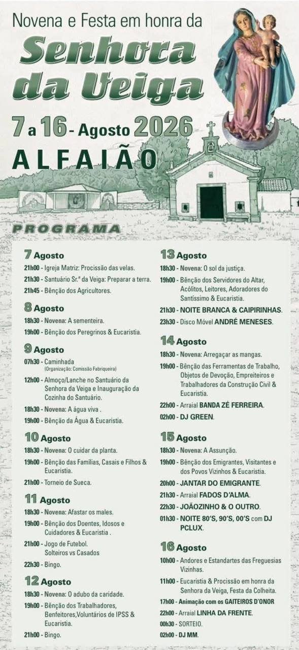 Festa em honra de Senhora da Veiga 2026 — event image