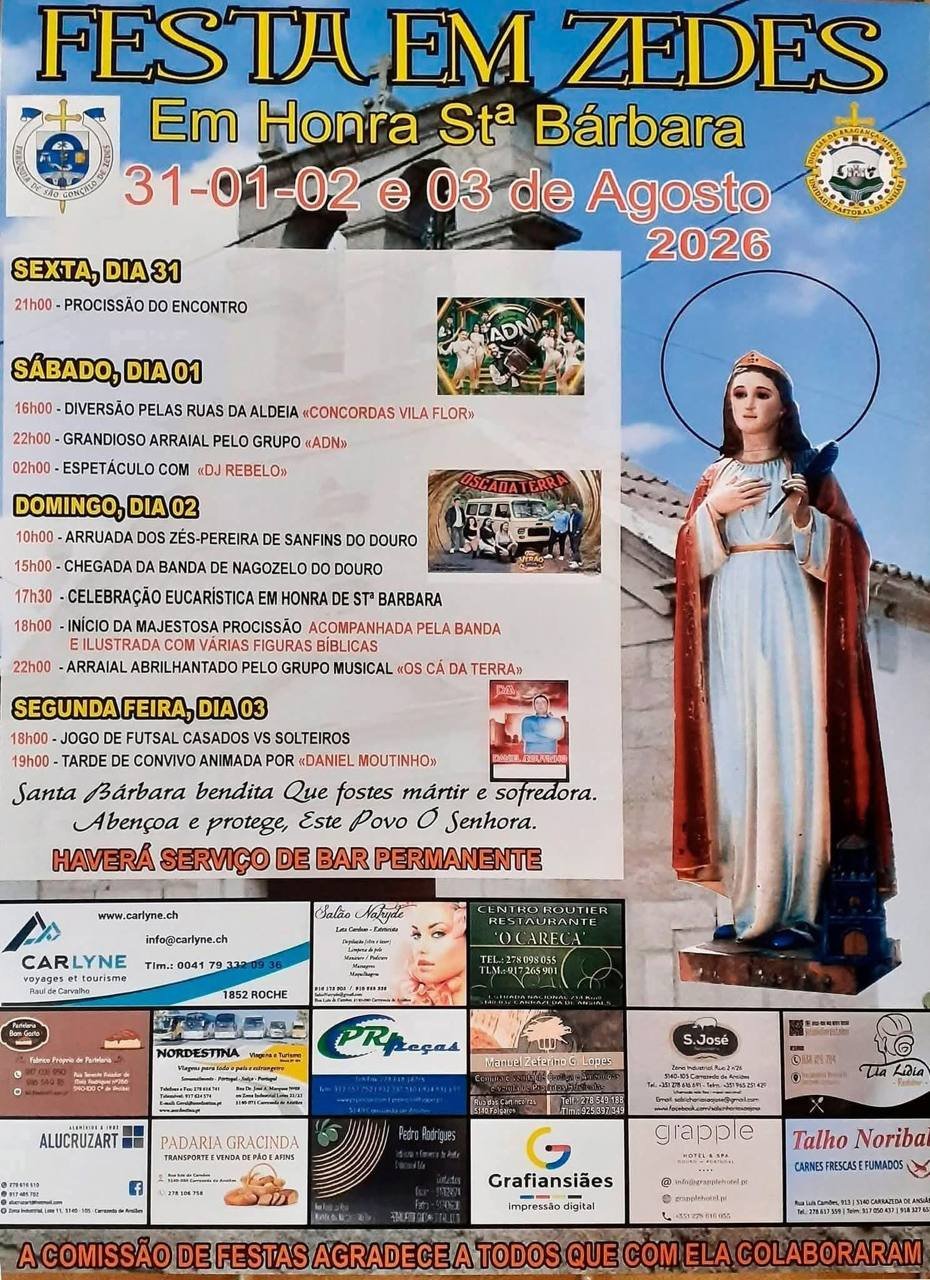 Festa em honra de Sta. Bárbara 2026 — event image