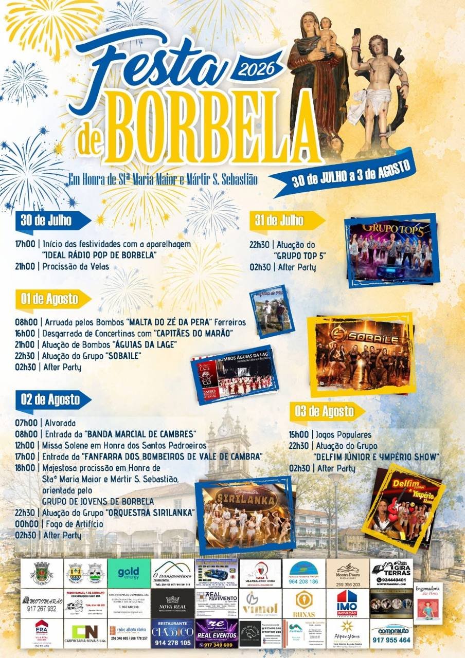 Festa em honra de Sta Maria Maior e Mártir S. Sebastião 2026 — event image