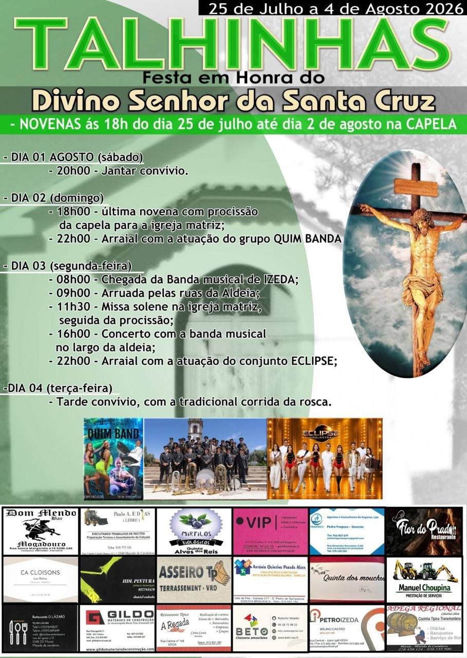 Festa em honra do Divino Senhor da Santa Cruz 2026 — event image