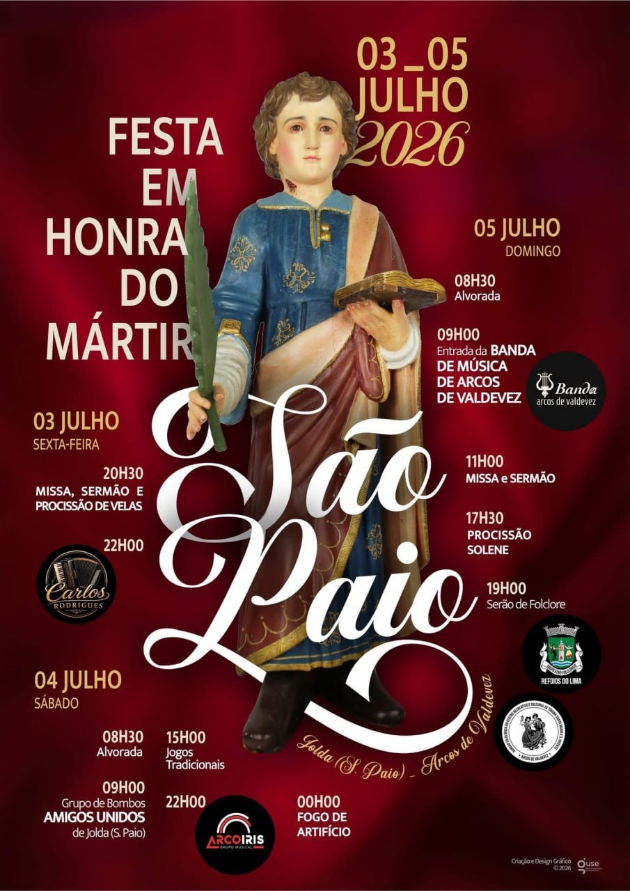 Festa em honra do Mártir São Paio 2026 — event image