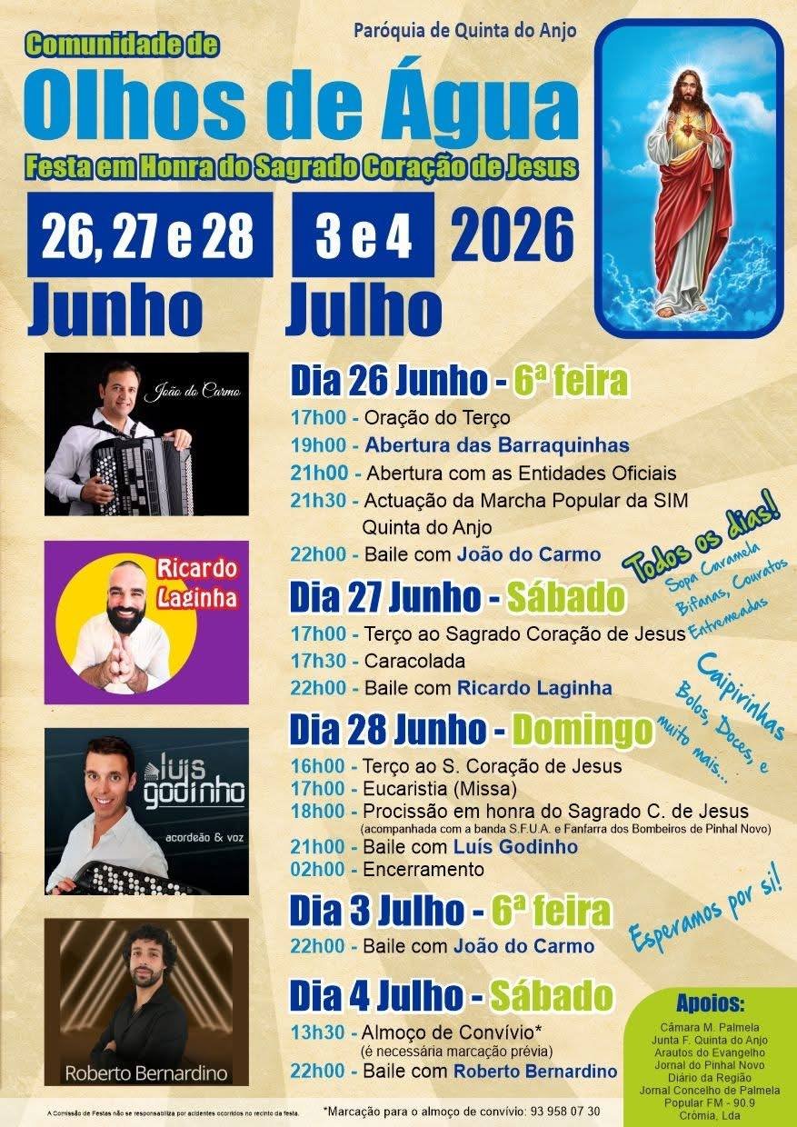 Festa em honra do Sagrado Coração de Jesus 2026 — event image