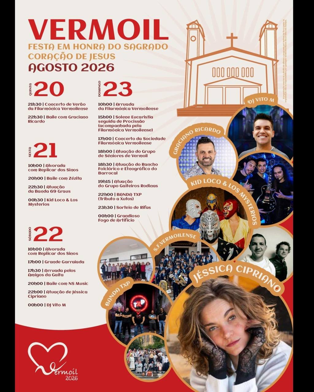 Festa em honra do Sagrado Coração de Jesus 2026 — event image