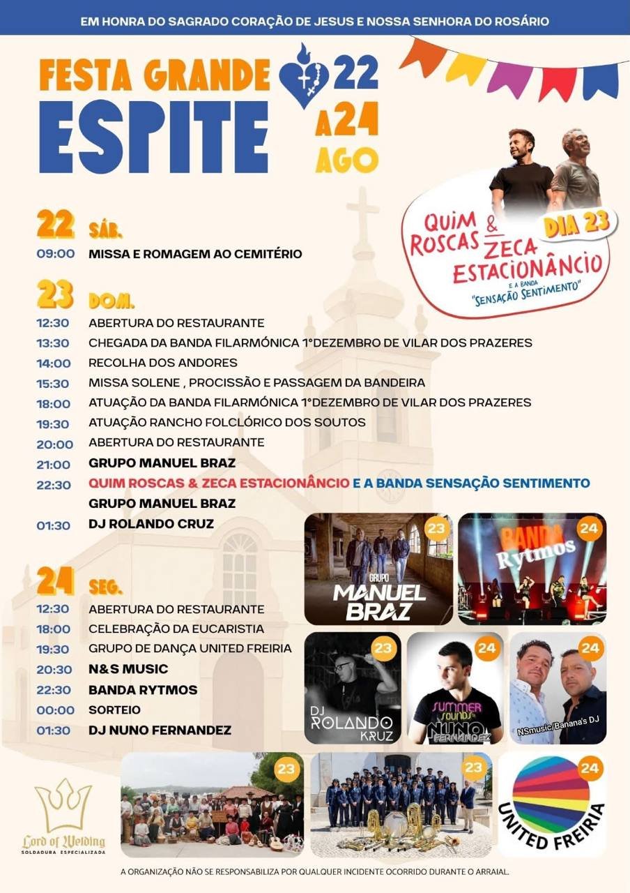 Festa em honra do Sagrado Coração de Jesus e Nossa Senhora do Rosário 2026 — event image