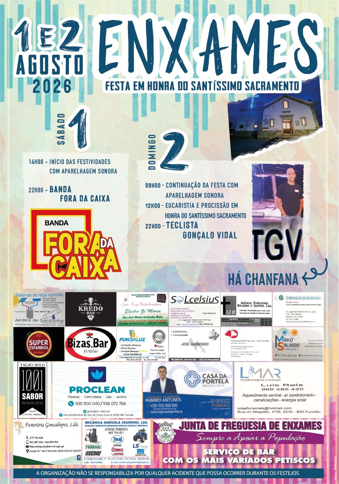 Festa em Honra do Santíssimo Sacramento -Enxames — event image