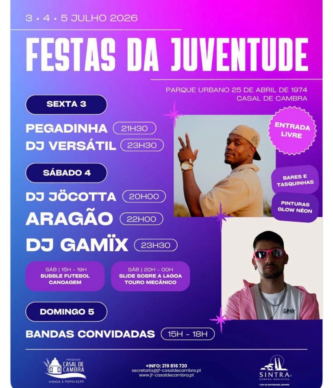 Festas da Juventude 2026 — event image