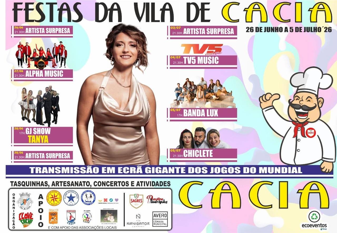 Festas da Vila de Cacia 2026 — event image