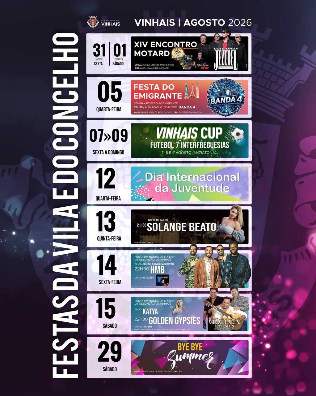 Festas da Vila e do Concelho 2026 — event image