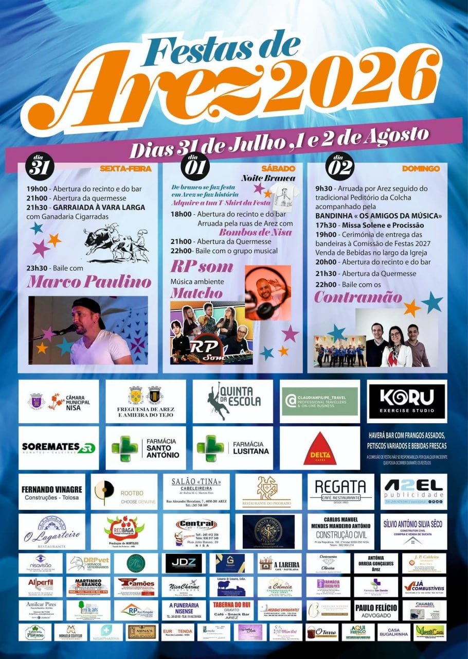 Festas de Arez 2026 — event image